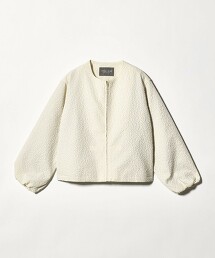 ＜A DAY IN THE LIFE＞壓紋無領短外套