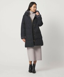 ＜A DAY IN THE LIFE＞仿皮草絲瓜領羽絨大衣