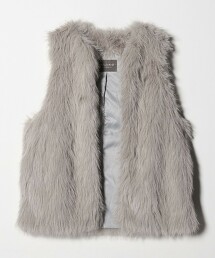 ＜A DAY IN THE LIFE＞仿皮草背心