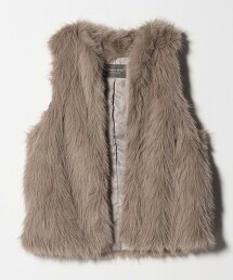 ＜A DAY IN THE LIFE＞仿皮草背心