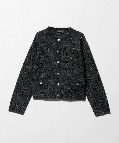 ＜A DAY IN THE LIFE＞仿粗花呢開襟外套