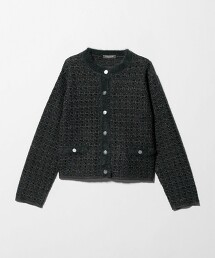 ＜A DAY IN THE LIFE＞仿粗花呢開襟外套