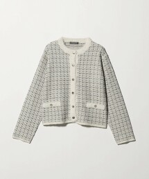 ＜A DAY IN THE LIFE＞仿粗花呢開襟外套