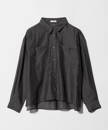 ＜A DAY IN THE LIFE＞透膚雙口袋襯衫