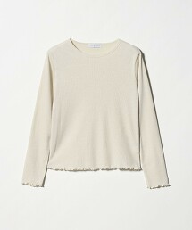 ＜A DAY IN THE LIFE＞金絲羅紋捲邊上衣