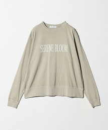 ＜A DAY IN THE LIFE＞ 大標語長袖T恤 