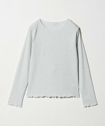 ＜A DAY IN THE LIFE＞金絲羅紋捲邊上衣