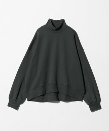 ＜A DAY IN THE LIFE＞瓦楞裏起毛高領衛衣