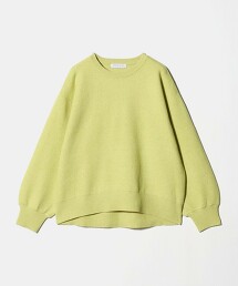 ＜A DAY IN THE LIFE＞平滑圓領針織