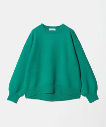 ＜A DAY IN THE LIFE＞平滑圓領針織