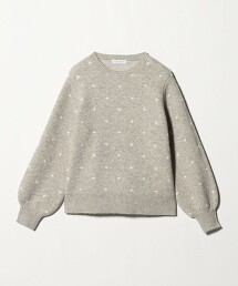 ＜A DAY IN THE LIFE＞雙層緹花點點針織