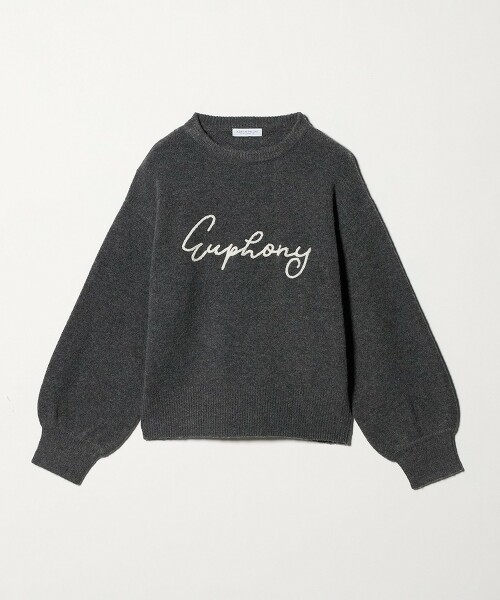 ＜A DAY IN THE LIFE＞刺繡LOGO針織