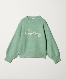 ＜A DAY IN THE LIFE＞刺繡LOGO針織