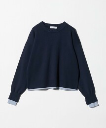 ＜A DAY IN THE LIFE＞層次袖針織衫