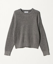 ＜A DAY IN THE LIFE＞棉褪色感畦編針織