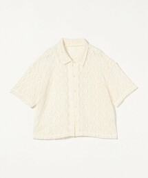 ＜A DAY IN THE LIFE＞蕾絲短袖襯衫