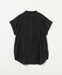 ＜A DAY IN THE LIFE＞棉細褶蕾絲襯衫 