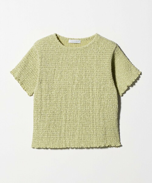 ＜A DAY IN THE LIFE＞爆米花縮褶T恤