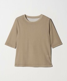 ＜A DAY IN THE LIFE＞透膚植絨印花短袖T恤