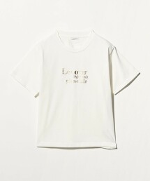 ＜A DAY IN THE LIFE＞箔金屬印花短袖T恤