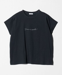 ＜A DAY IN THE LIFE＞刺繡法式袖T恤