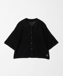 ＜A DAY IN THE LIFE＞網眼POLO5分袖開襟衫