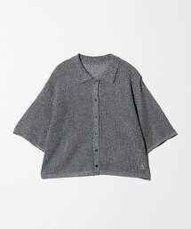 ＜A DAY IN THE LIFE＞網眼POLO5分袖開襟衫
