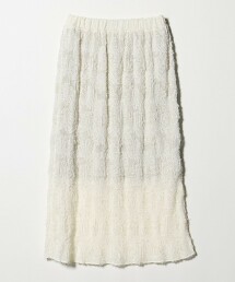 ＜A DAY IN THE LIFE＞流蘇緹花打摺裙