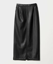 ＜A DAY IN THE LIFE＞仿皮革窄裙