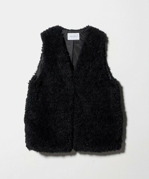 ＜A DAY IN THE LIFE＞仿皮草背心