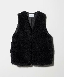 ＜A DAY IN THE LIFE＞仿皮草背心