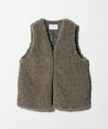 ＜A DAY IN THE LIFE＞仿皮草背心