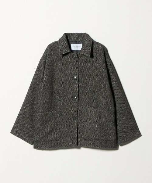 ＜A DAY IN THE LIFE＞金絲仿粗花呢工裝外套