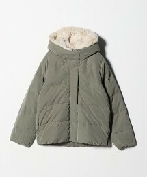 ＜A DAY IN THE LIFE＞仿皮草連帽羽絨外套