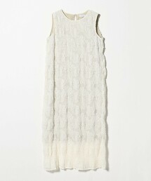 ＜A DAY IN THE LIFE＞流蘇緹花打摺洋裝