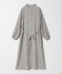 ＜A DAY IN THE LIFE＞荷葉領襯衫洋裝