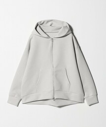 ＜A DAY IN THE LIFE＞瓦楞針織雙拉鍊連帽衫