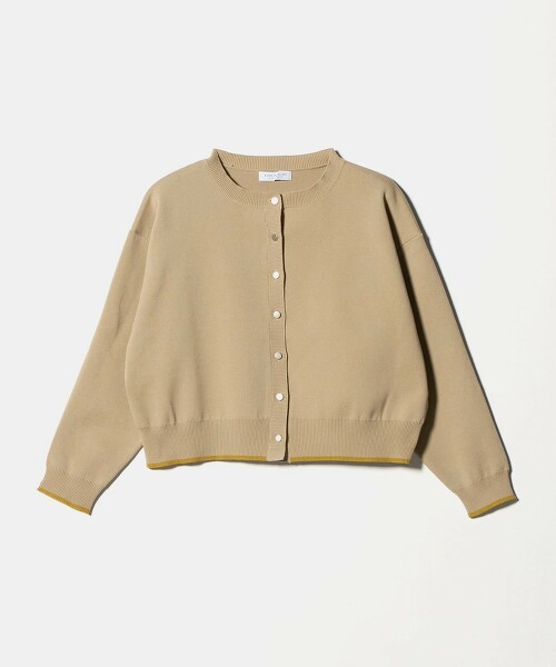 ＜A DAY IN THE LIFE＞底邊線條開襟衫