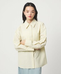 ＜EMMEL REFINES＞ 波紋多彩條紋襯衫