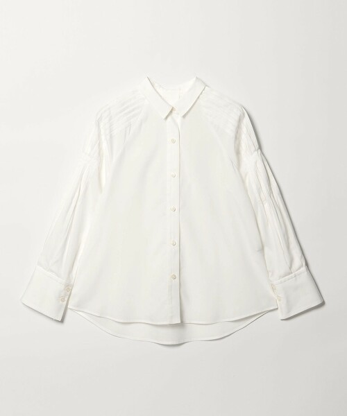 ＜EMMEL REFINES＞ 袖打摺寬鬆襯衫