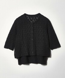 ＜EMMEL REFINES＞ 剪織蕾絲開襟衫＆坦克背心套組