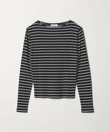 ＜EMMEL REFINES＞ 羅紋抽針船領上衣