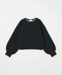 <EMMEL REFINES> 運動風圓領針織上衣