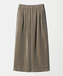 ＜EMMEL REFINES＞ 緞面線條輕便褲