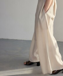 ＜EMMEL REFINES＞ 紋理輕薄長褲