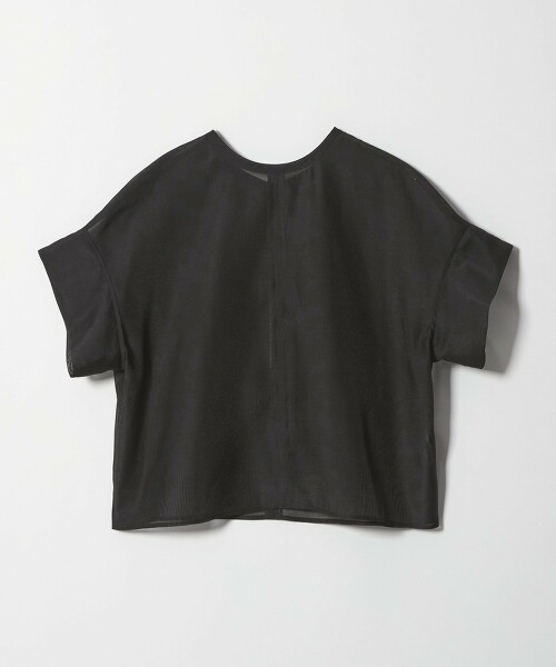 ＜EMMEL REFINES＞ 透膚2WAY拉鍊罩衫