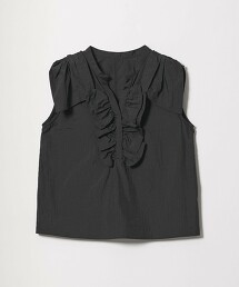 ＜EMMEL REFINES＞ 荷葉邊層次罩衫