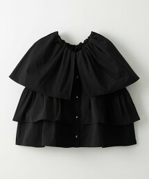 ＜EMMEL REFINES＞ 蛋糕荷葉邊剪裁罩衫