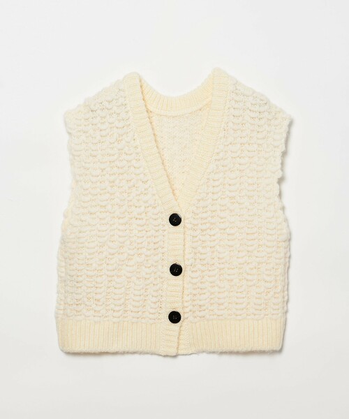 ＜EMMEL REFINES＞ 蓬鬆柔軟2WAY針織背心