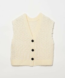 ＜EMMEL REFINES＞ 蓬鬆柔軟2WAY針織背心